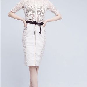 Anthropologie carissima sheath dress